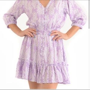 Walker & Wade Kelsey Dress in Lavender Size Large